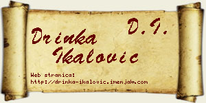 Drinka Ikalović vizit kartica